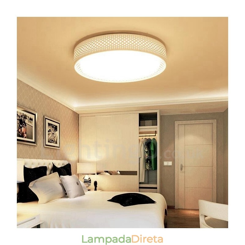 Luminária embutida de metal integrada contemporânea moderna