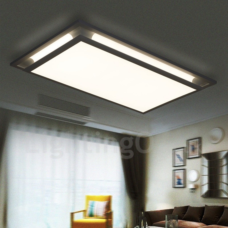 Luminária embutida de metal integrada contemporânea moderna