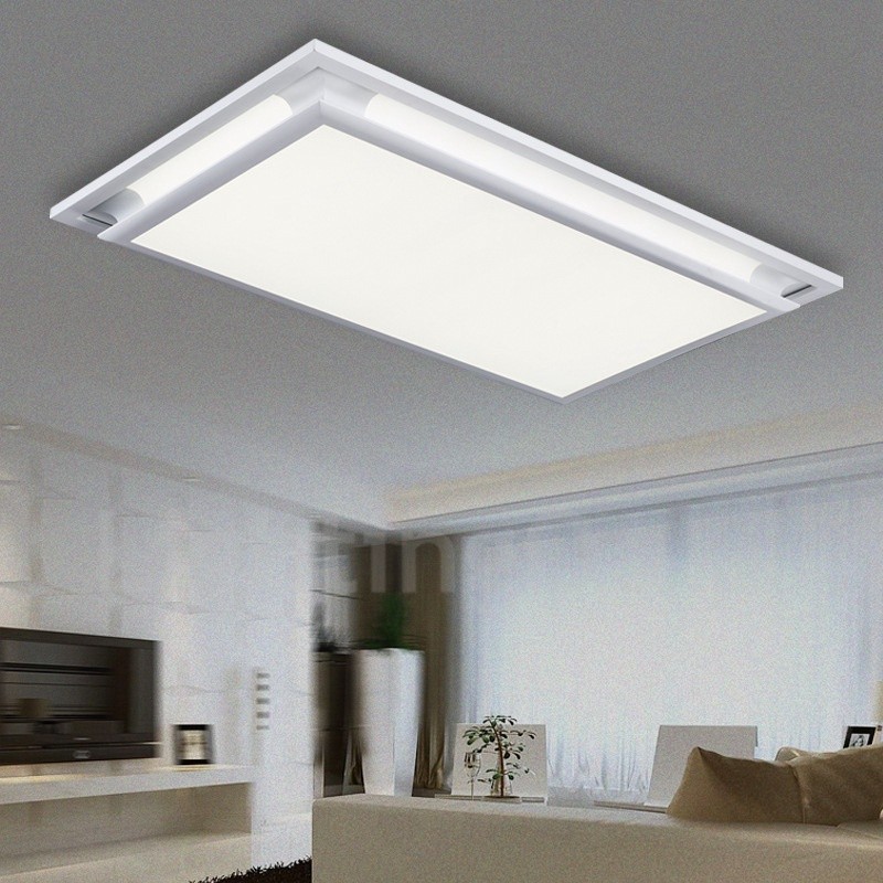 Luminária embutida de metal integrada contemporânea moderna
