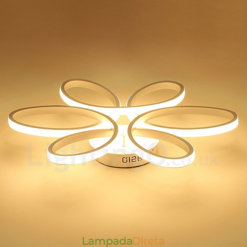 Luminária embutida integrada moderna e contemporânea
