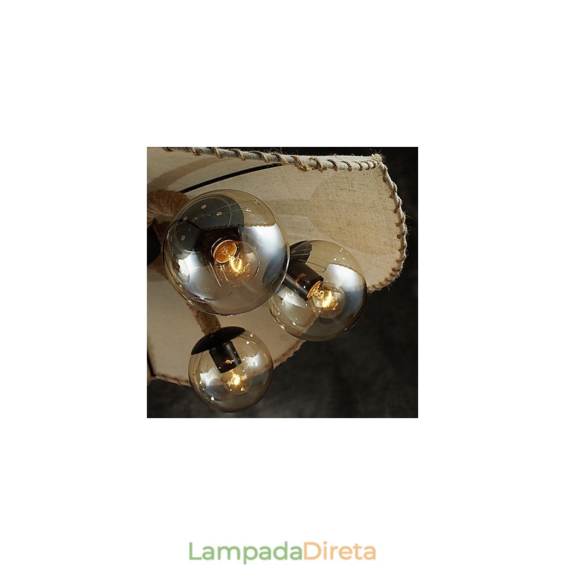 Lustre Mini Estilo Vintage Metal