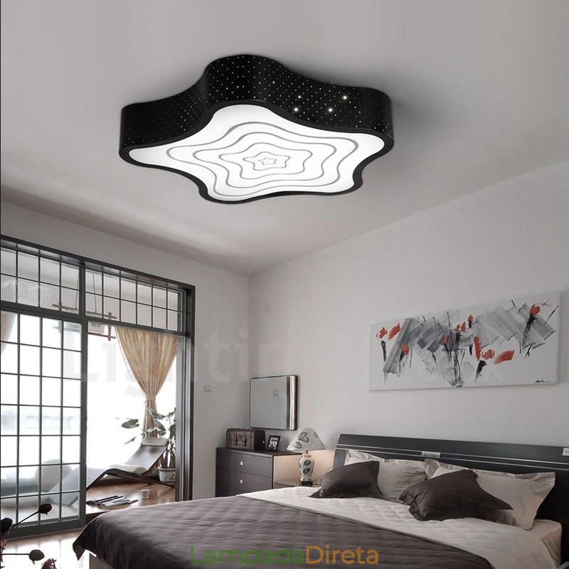 Luminária embutida de metal integrada contemporânea moderna