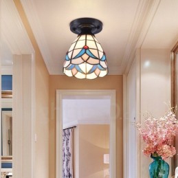 Luminária embutida integrada estilo mediterrâneo