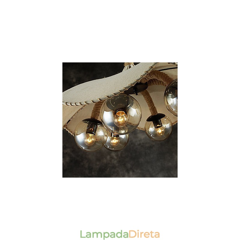 Lustre Mini Estilo Vintage Metal