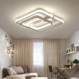 2 Anéis Modernos Contemporâneos Integrados Montagem Embutida Luz