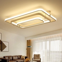 3 anéis modernos contemporâneos integrados embutidos luz