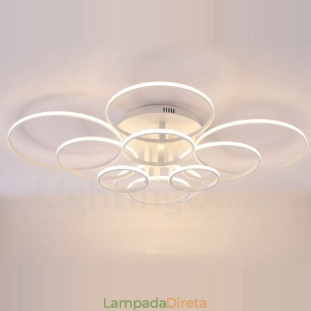 10 Luzes Modernas Contemporâneas Integradas de Metal Encastrado 10 Luzes Modernas Contemporâneas Integradas de Metal Encastrado