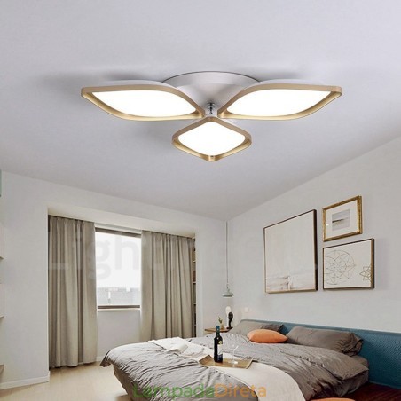 3 Luzes Modernas Contemporâneas Integradas de Metal Luminárias de Montagem Embutida 3 Luzes Modernas Contemporâneas Integradas de Metal Luminárias de Montagem Embutida