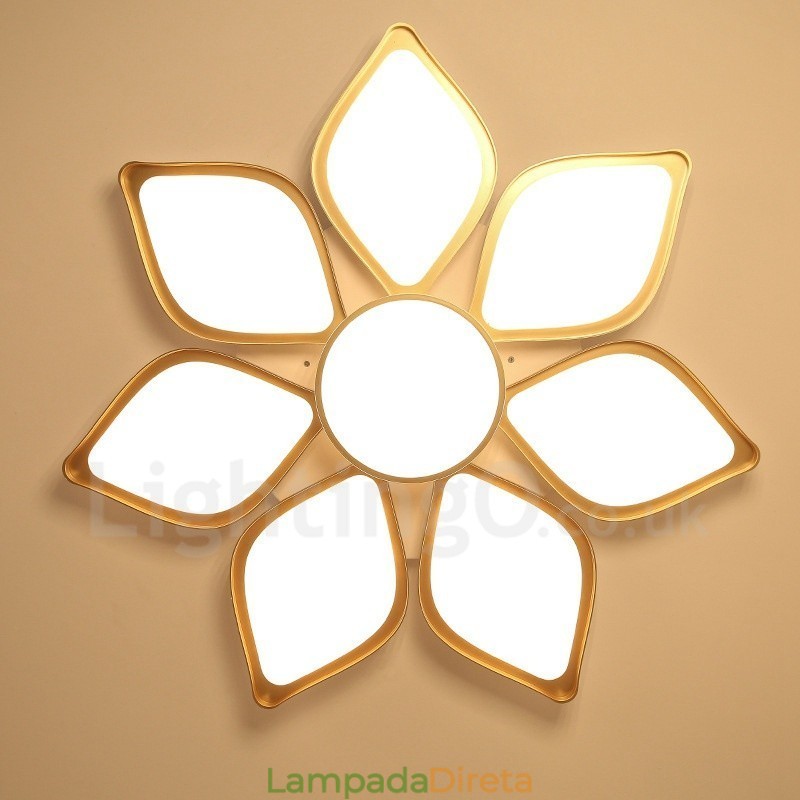 Luminária embutida de metal integrada contemporânea moderna com 8 luzes