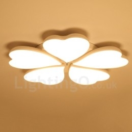 Luminária embutida de metal integrada contemporânea moderna de 5 luzes