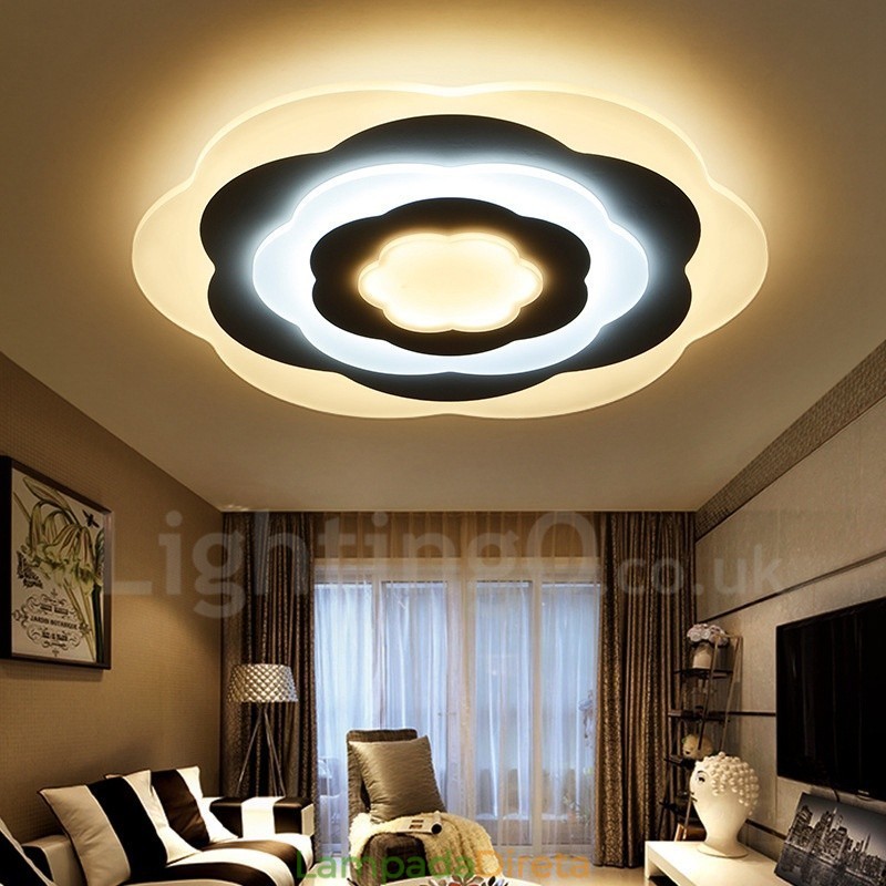 Luminária embutida de metal integrada contemporânea moderna