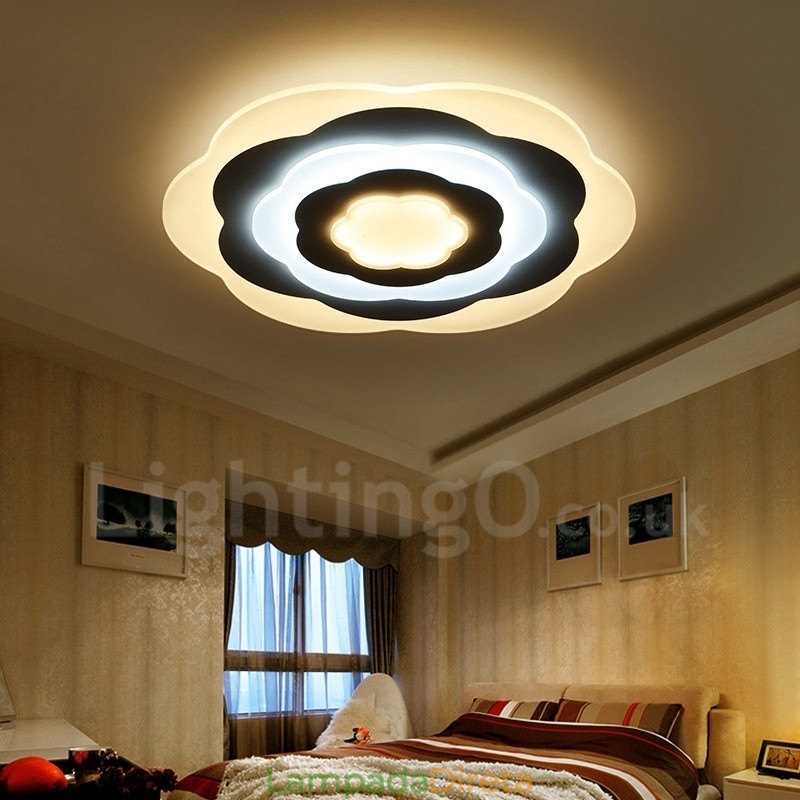 Luminária embutida de metal integrada contemporânea moderna