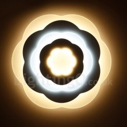 Luminária embutida de metal integrada contemporânea moderna