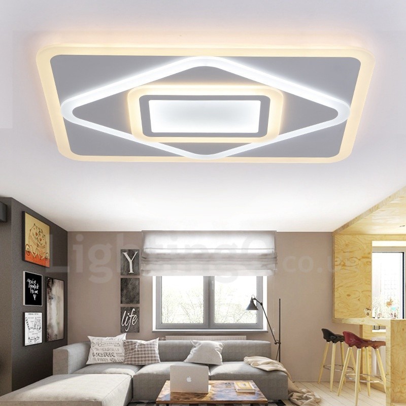Luminária embutida de metal integrada contemporânea moderna