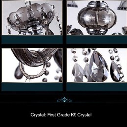 Lustre de Cristal de Luxo Lustre de Cristal K9
