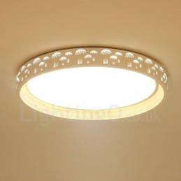 Luminária de embutir em metal integrada moderna e contemporânea