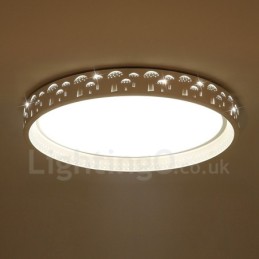 Luminária de embutir em metal integrada moderna e contemporânea