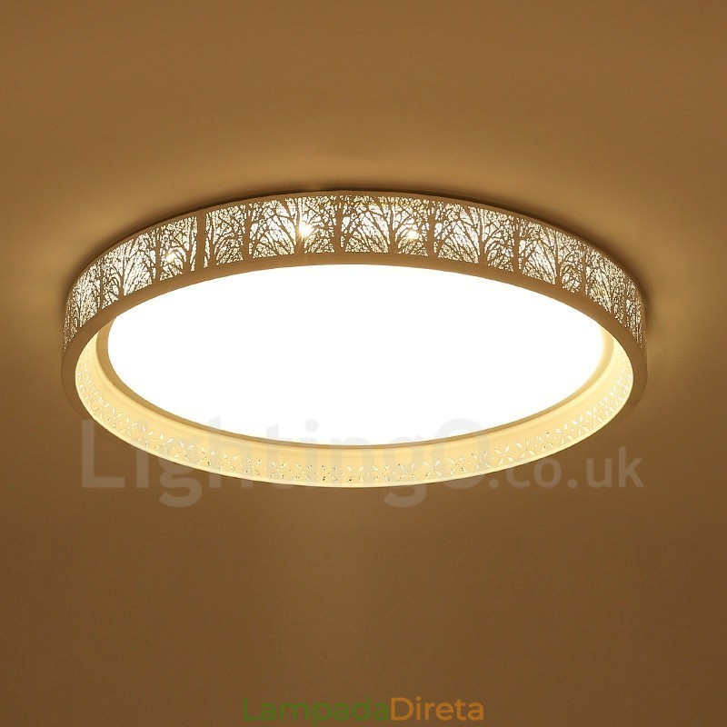 Luminária embutida de metal integrada contemporânea moderna