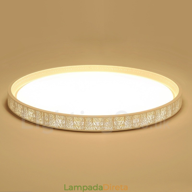 Luminária embutida de metal integrada contemporânea moderna