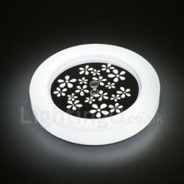 Luminária embutida de metal integrada contemporânea moderna