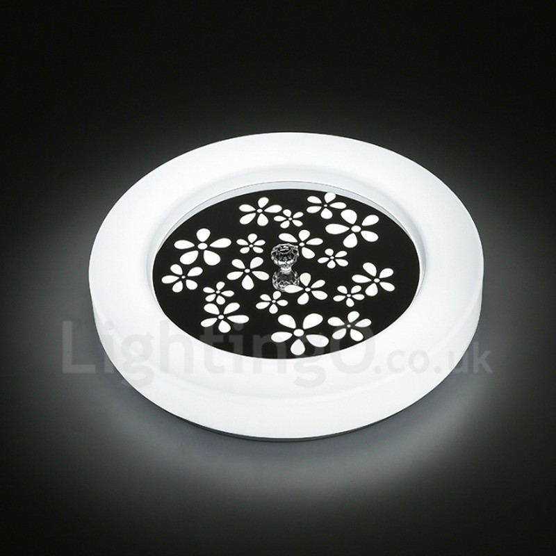 Luminária embutida de metal integrada contemporânea moderna