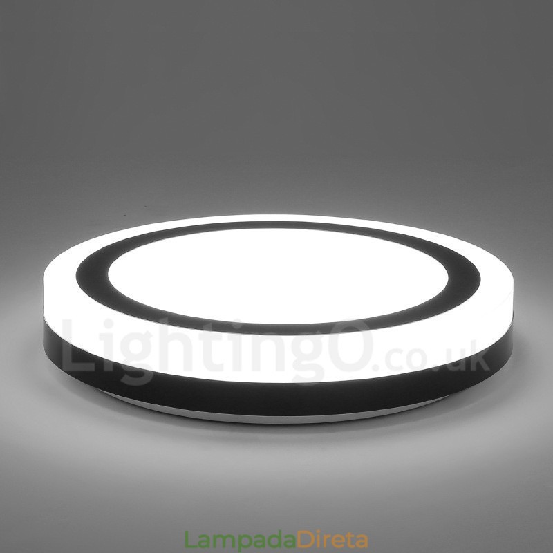 Luminária embutida integrada moderna e contemporânea