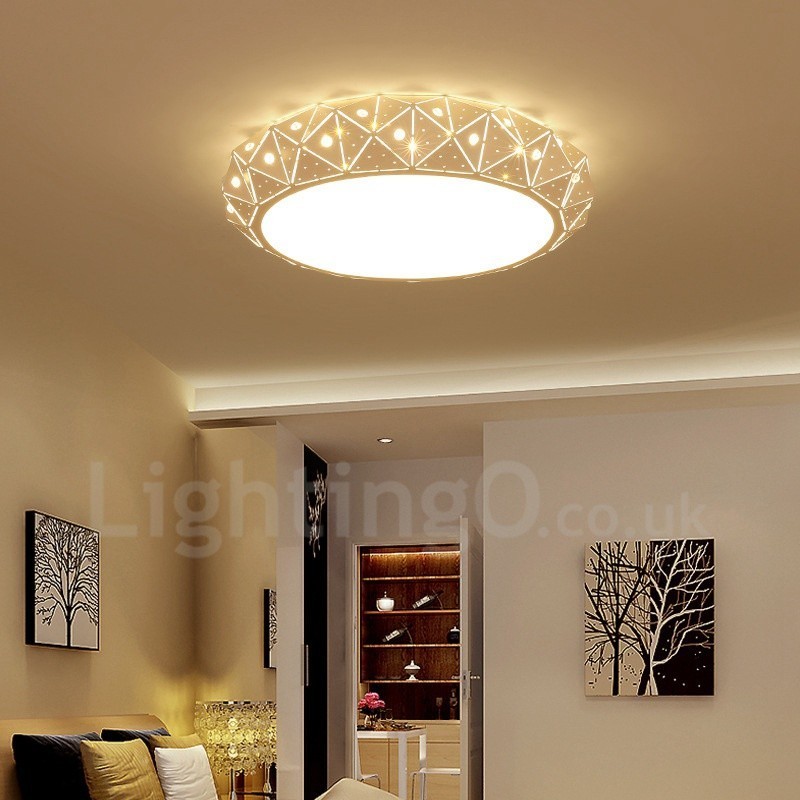 Luminária embutida de metal integrada contemporânea moderna