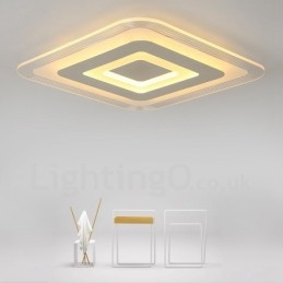 Luminária embutida de metal integrada contemporânea moderna