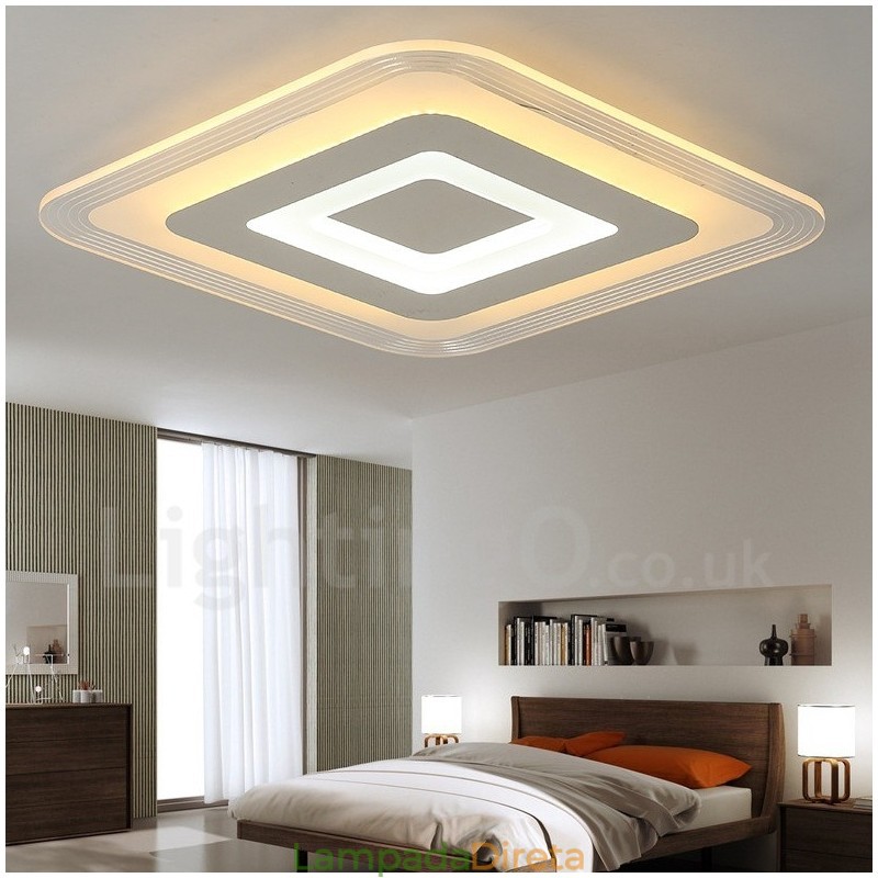 Luminária embutida de metal integrada contemporânea moderna