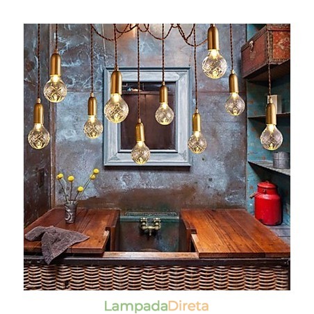 Lustre Mini Estilo Moderno Contemporâneo Metal Lustre Mini Estilo Moderno Contemporâneo Metal