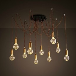 Lustre Mini Estilo Moderno Contemporâneo Metal