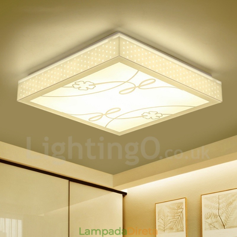 Luminária embutida de metal integrada contemporânea moderna