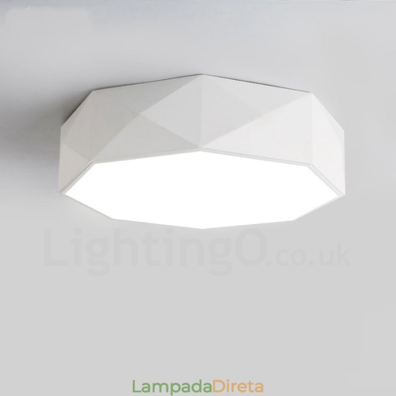 Luminária embutida de metal integrada contemporânea moderna