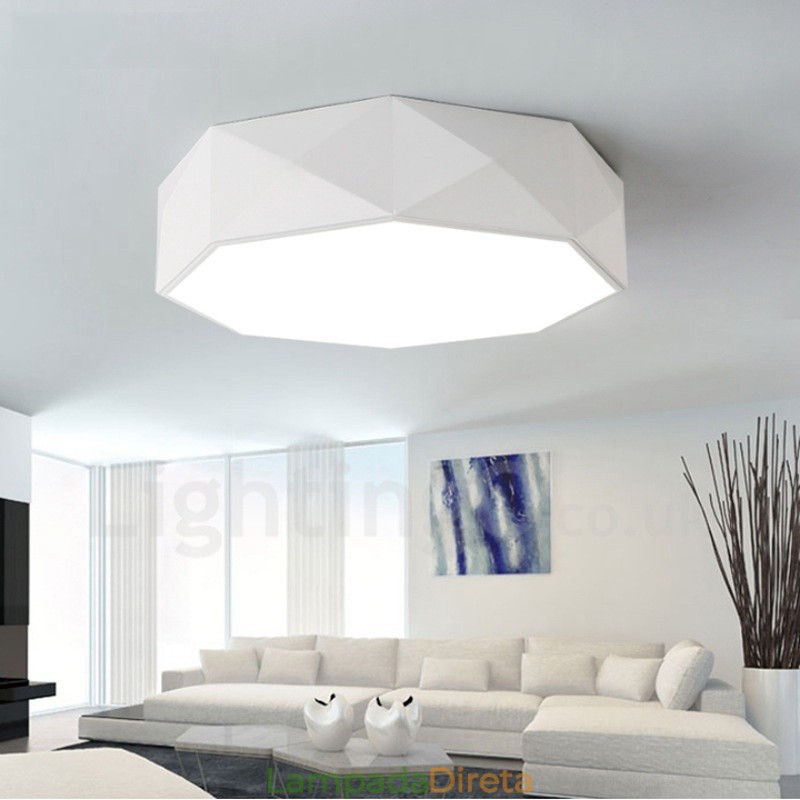 Luminária embutida de metal integrada contemporânea moderna