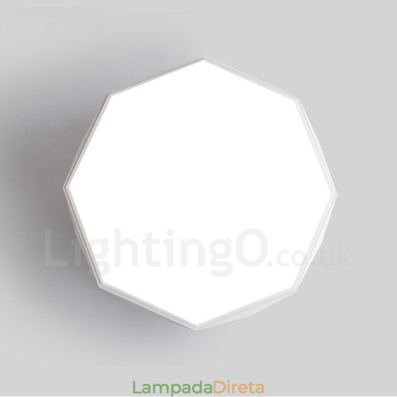 Luminária embutida de metal integrada contemporânea moderna