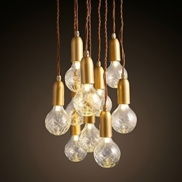 Lustre Mini Estilo Moderno Contemporâneo Metal