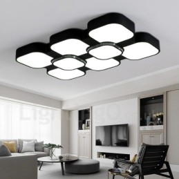 Luminária embutida de metal integrada contemporânea moderna