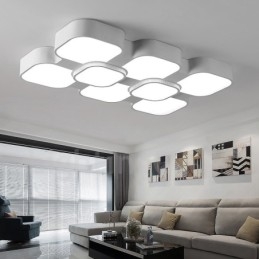 Luminária embutida de metal integrada contemporânea moderna