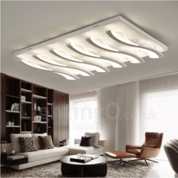 6 Luzes Modernas Contemporâneas Integradas de Montagem Embutida