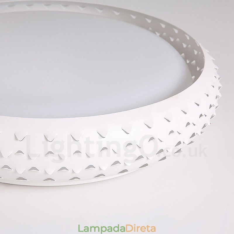 Luminária embutida de metal integrada contemporânea moderna