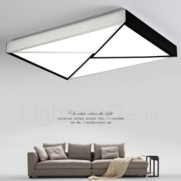 Luminária embutida de metal integrada contemporânea moderna