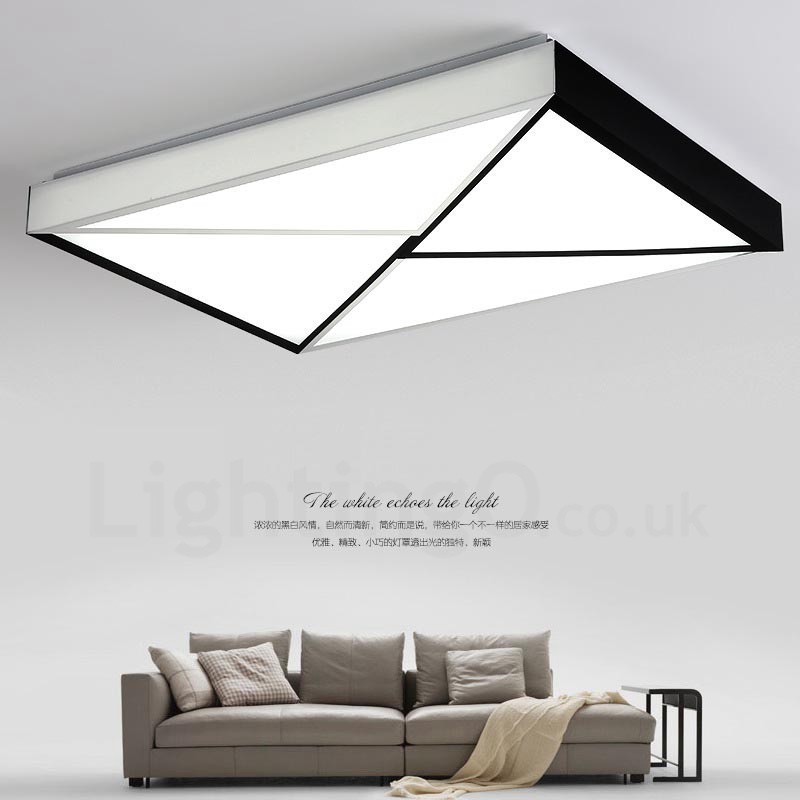 Luminária embutida de metal integrada contemporânea moderna
