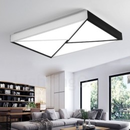 Luminária embutida de metal integrada contemporânea moderna