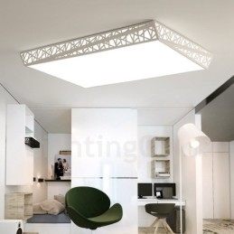 Luminária embutida de metal integrada contemporânea moderna