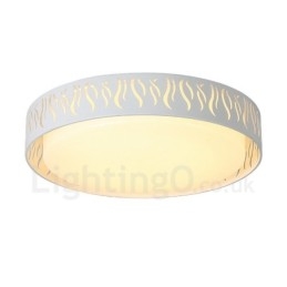 Luminária embutida de metal integrada contemporânea moderna
