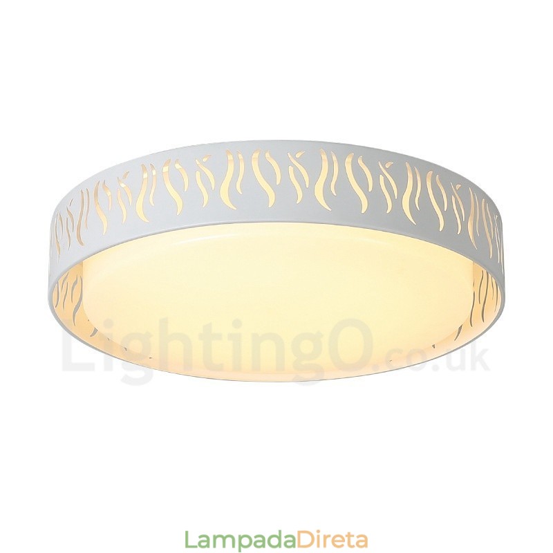 Luminária embutida de metal integrada contemporânea moderna