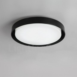 Luminária embutida de metal integrada contemporânea moderna