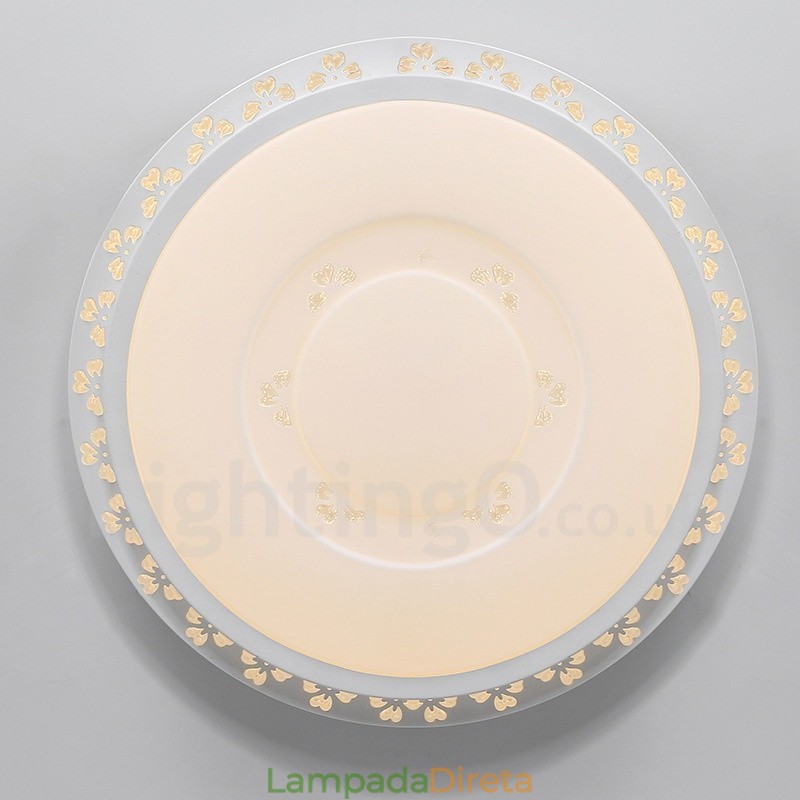 Luminária embutida de metal integrada contemporânea moderna