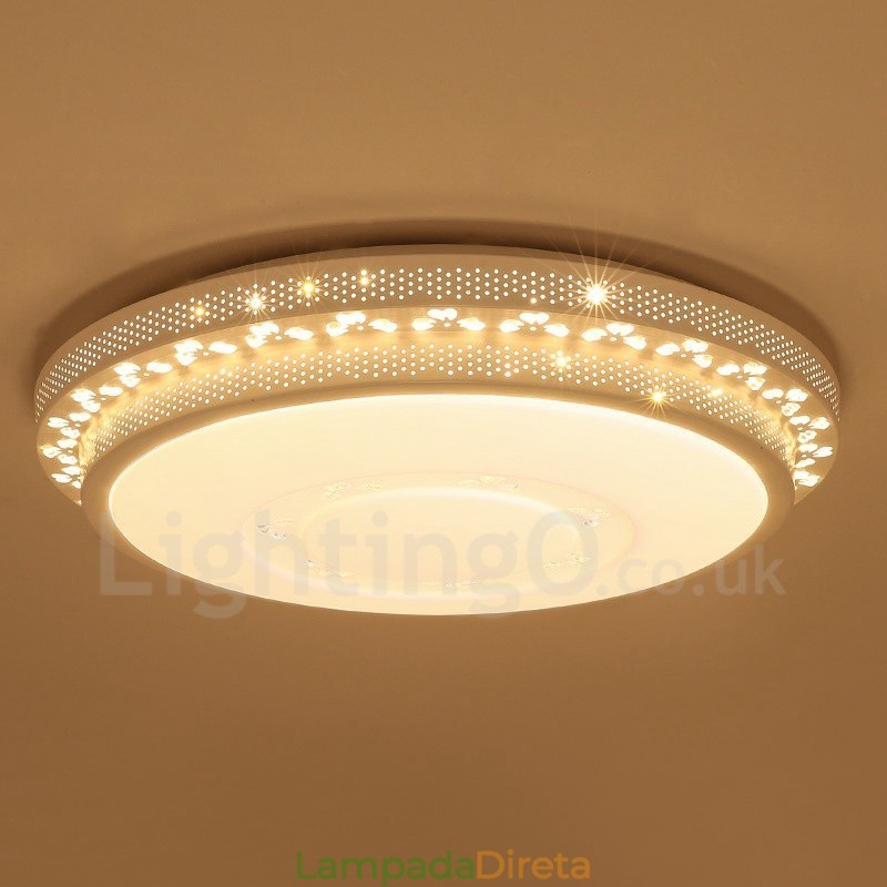 Luminária embutida de metal integrada contemporânea moderna