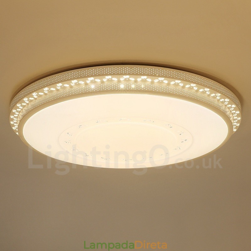 Luminária embutida de metal integrada contemporânea moderna